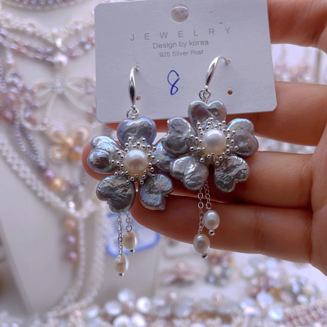 未镶嵌耳饰淡水珍珠