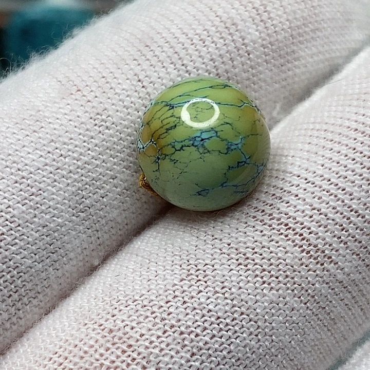 绿松石未镶嵌天然原矿 地大质检