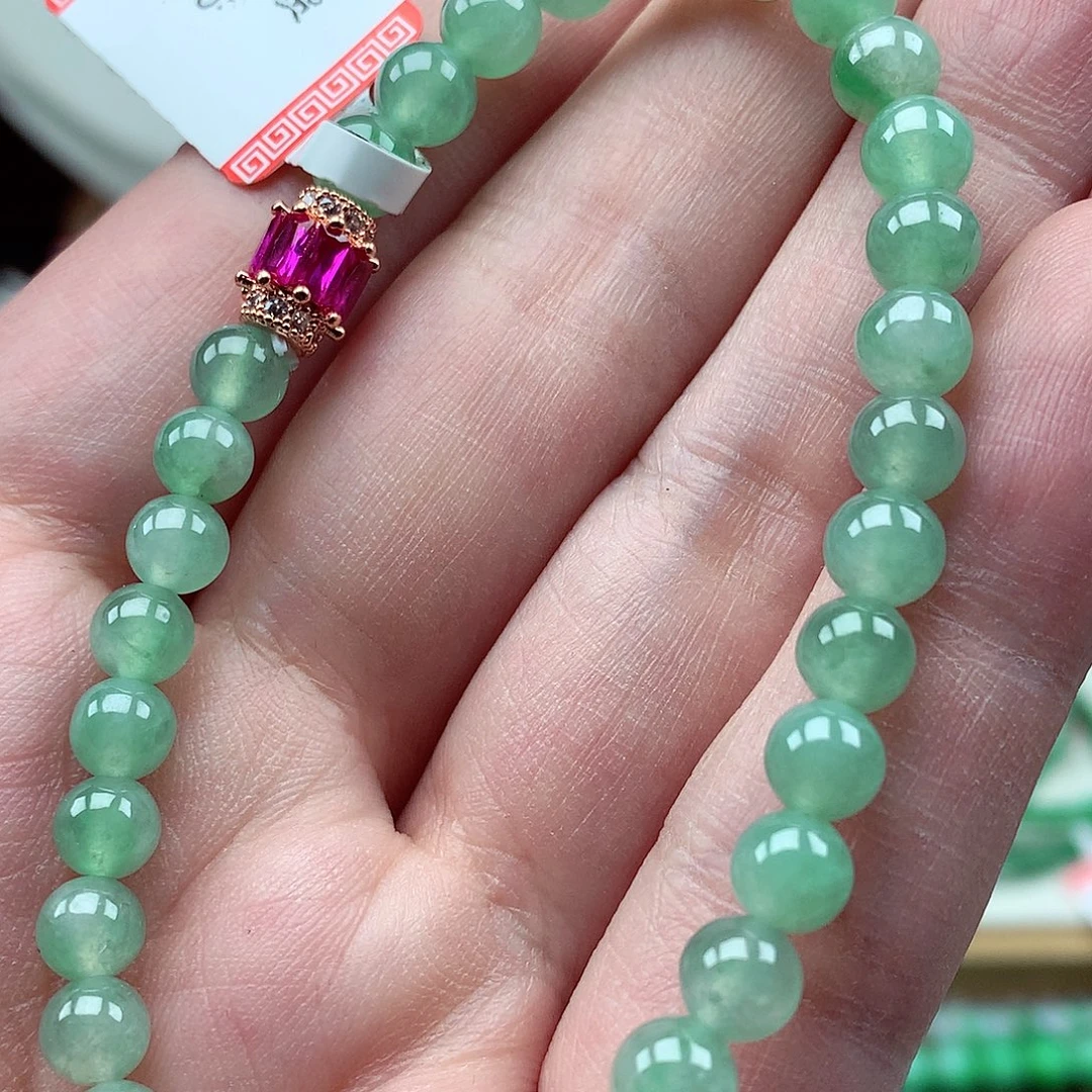 翡翠未镶嵌毛衣链翡翠