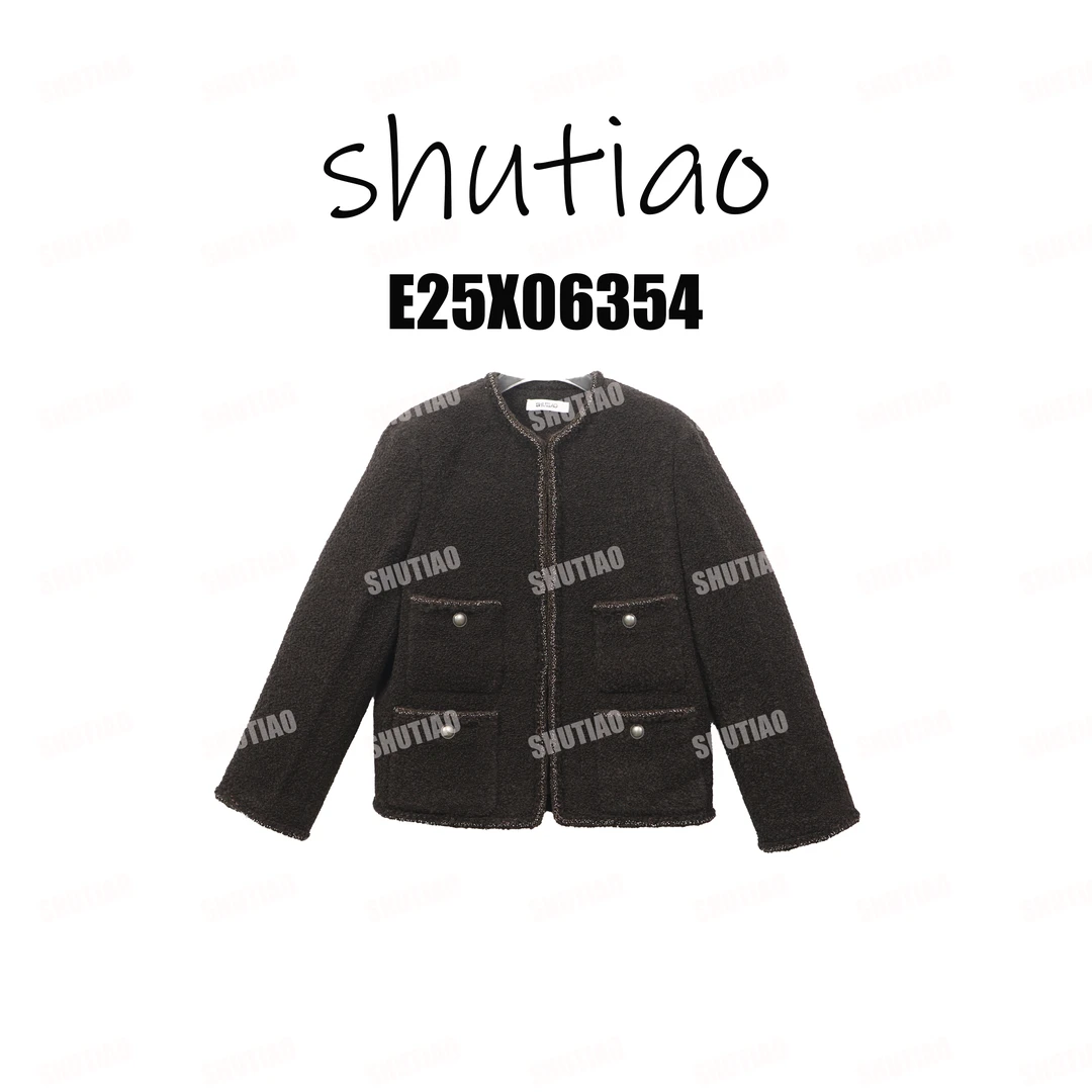 【SHUTIAO】2025秋冬：新款小众设计款外套E25X06354