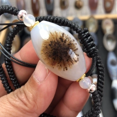 玛瑙/玉髓未镶嵌吊坠(不含链)