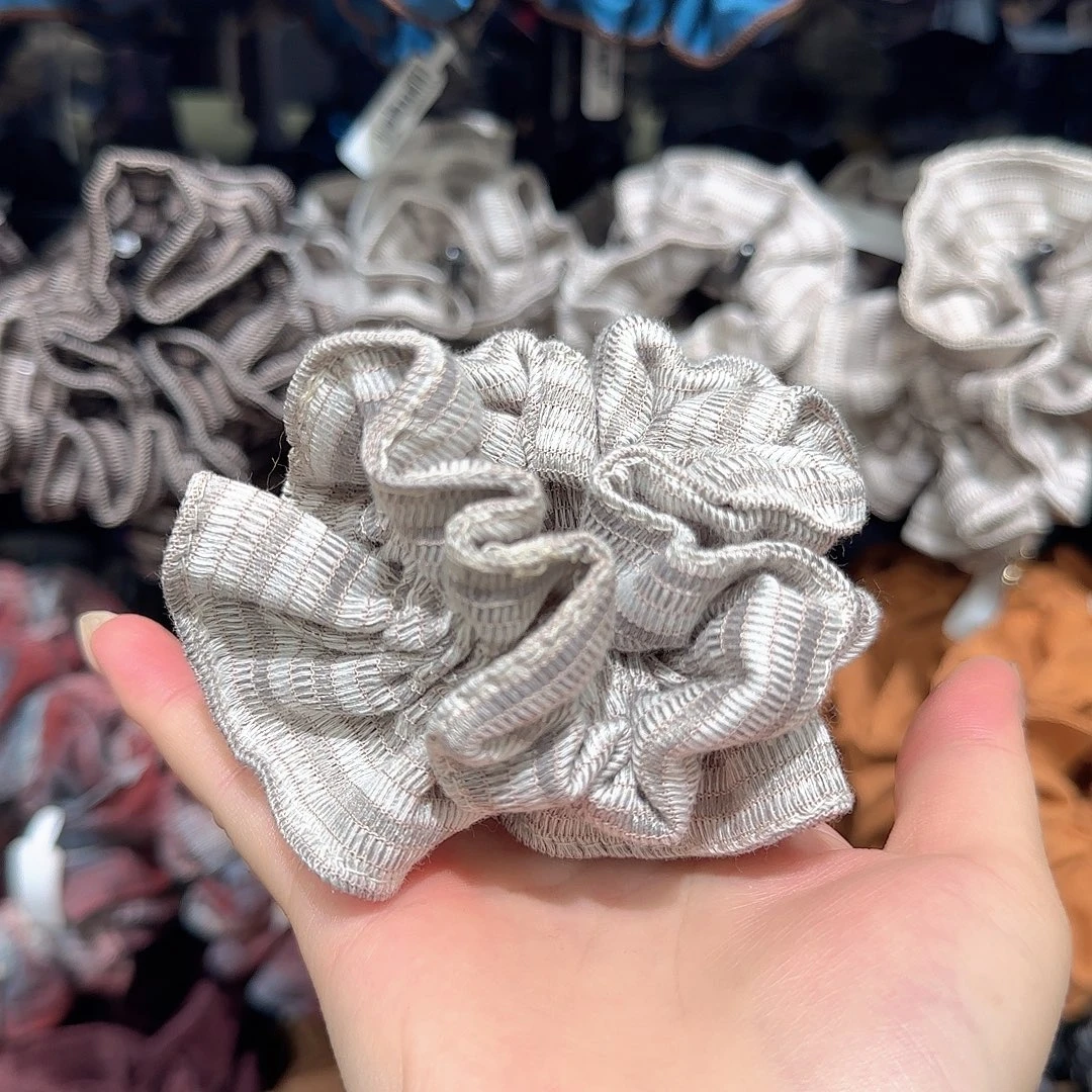 皮质非金属条纹发圈