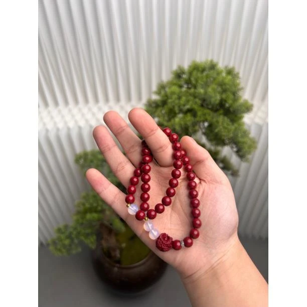 天然辰砂RY7041 精品手串（无礼盒）