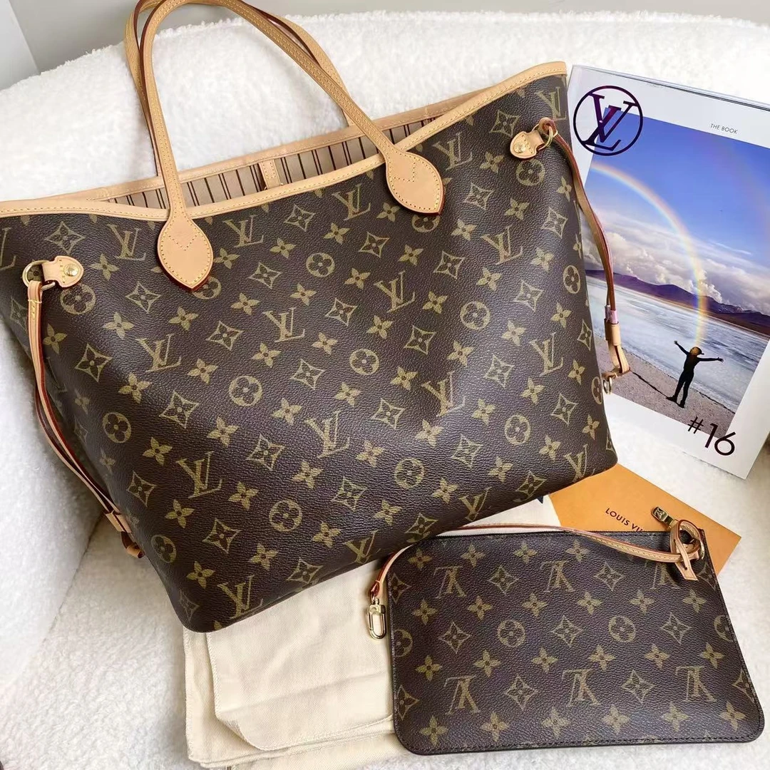 99新 LouisVuitton/路易威登 neverfull中号/19618392/12期免息