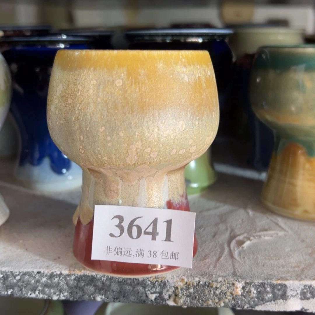 红陶景德镇手工花盆