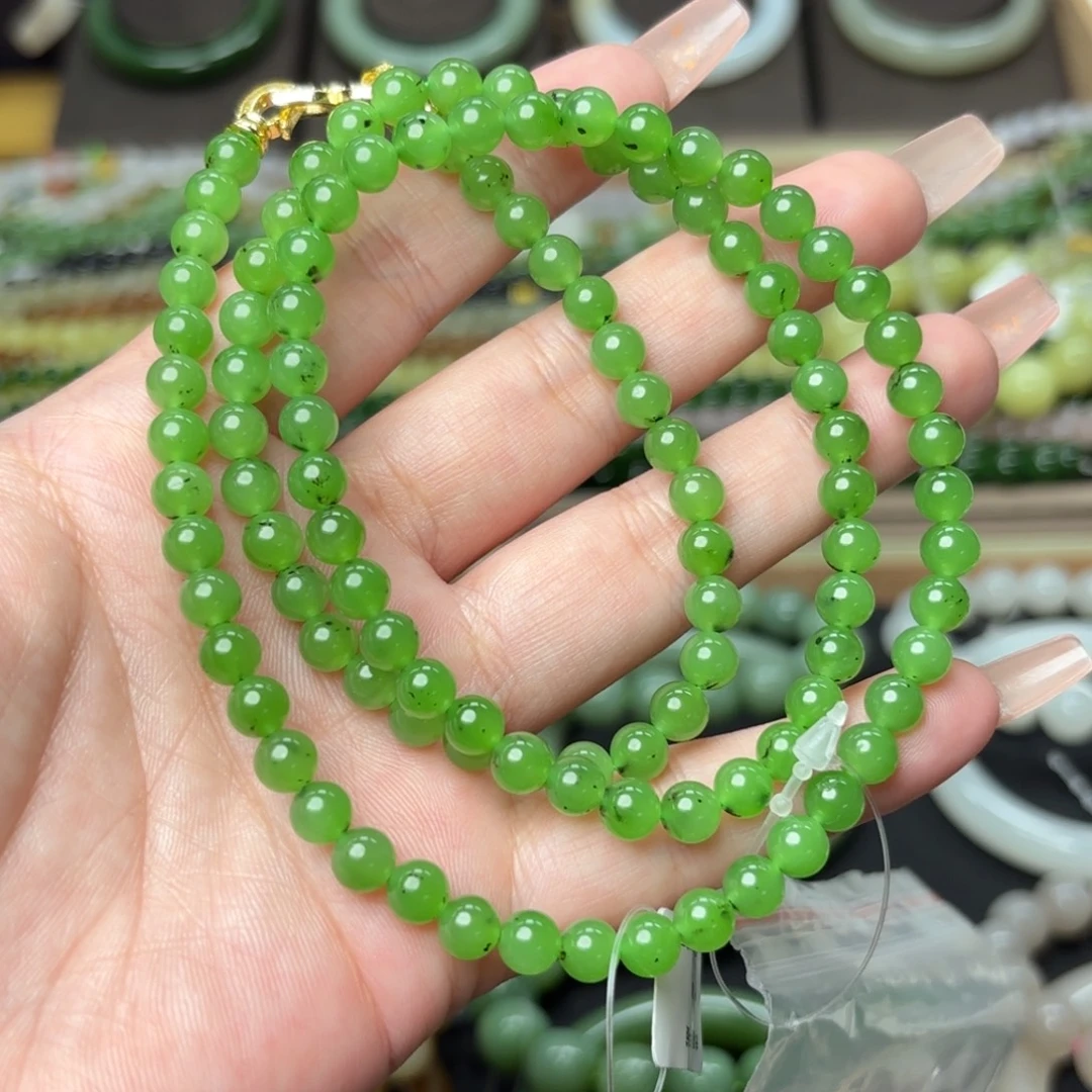 和田玉未镶嵌手串