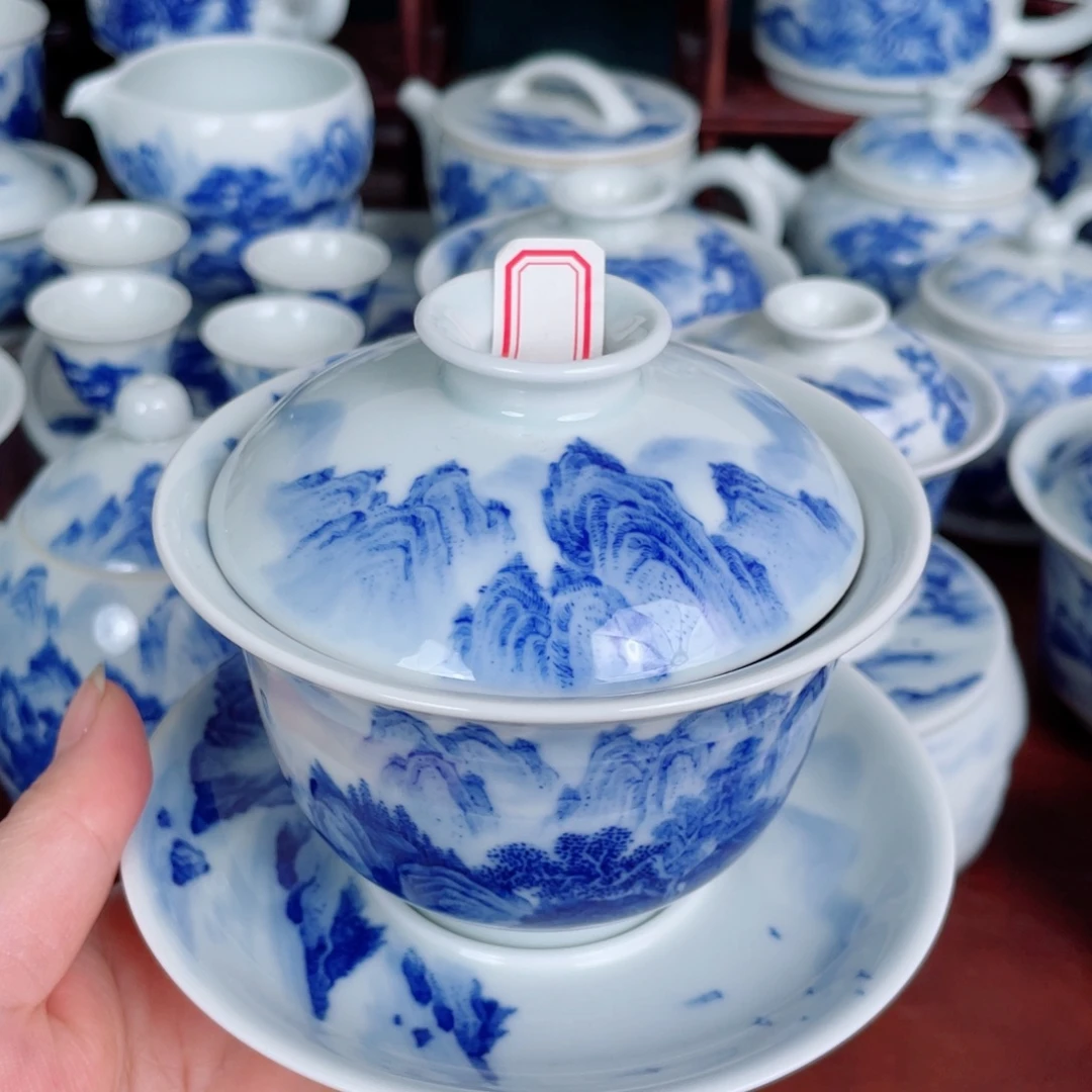 青***@手工手绘青花，青花