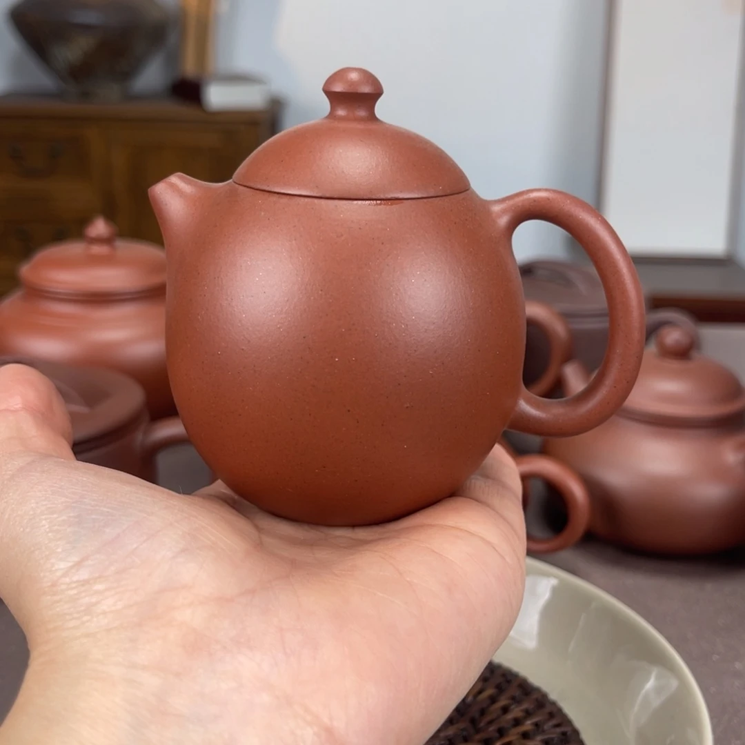清水泥茶壶龙蛋红清水150