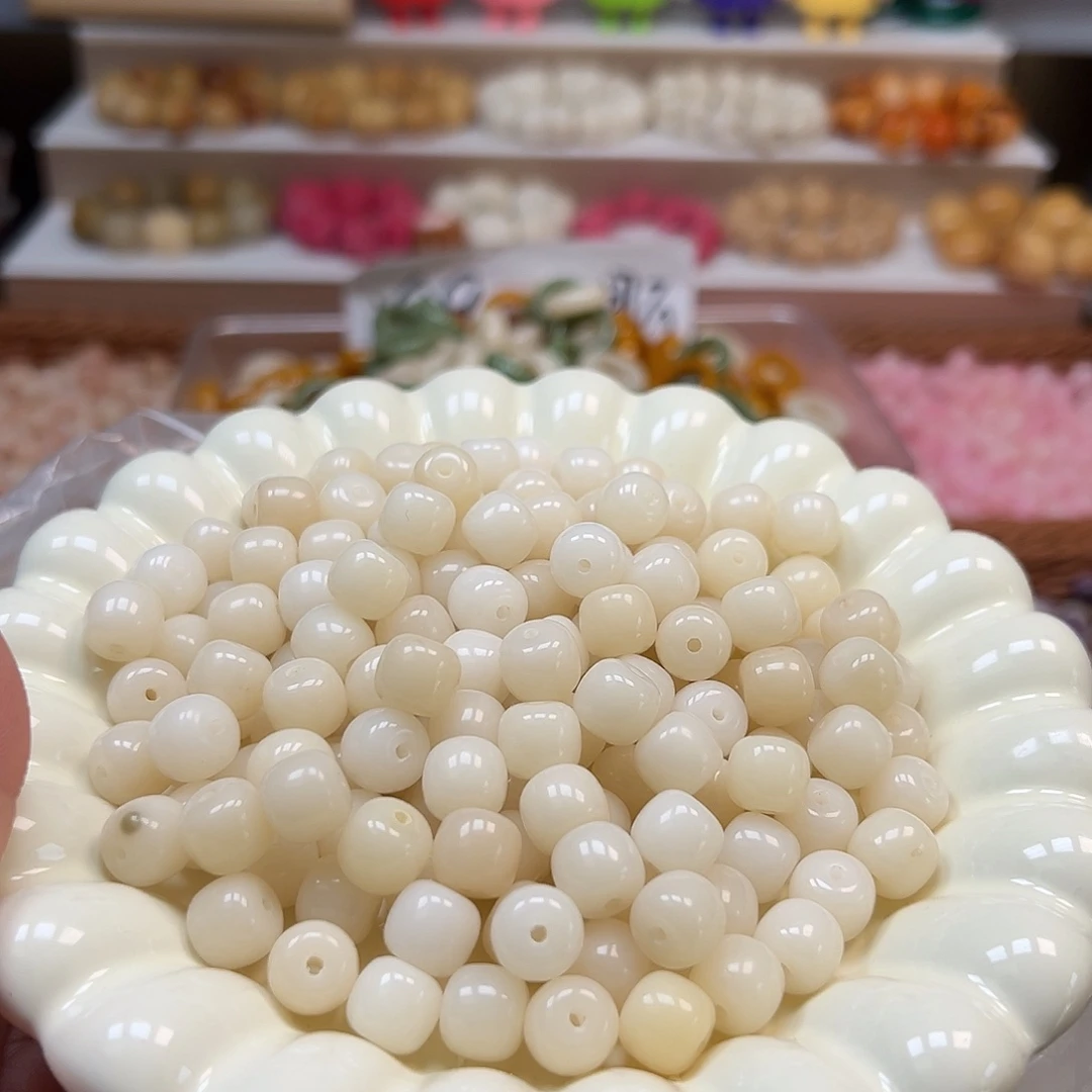 手串菩提根/象牙果卡11白玉桶150颗