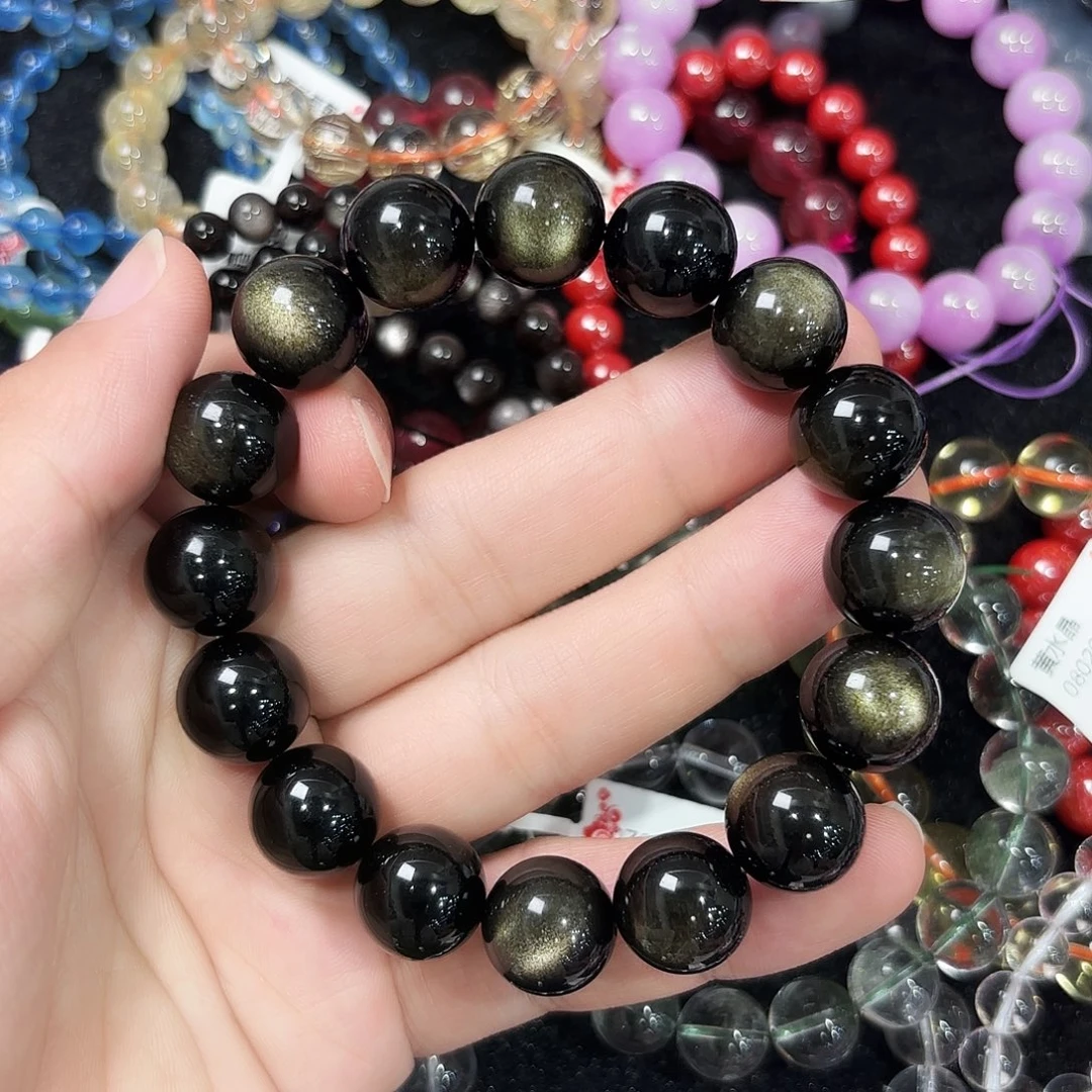 未镶嵌手串水晶金耀石卡14