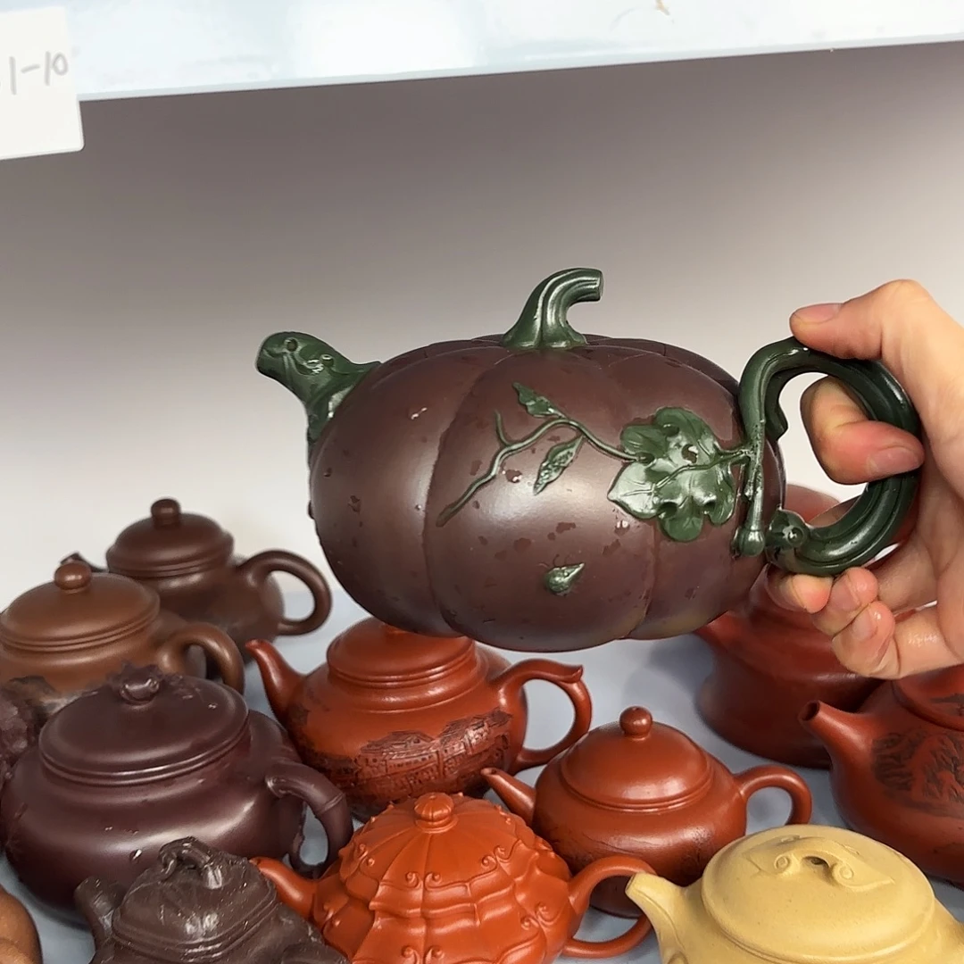茶壶紫砂一壶李紫砂