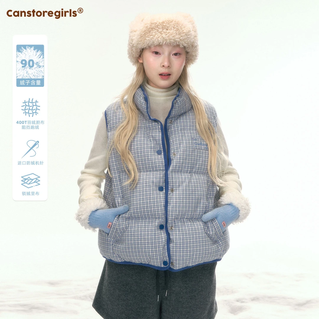 罐头士多所 '晴空与毛呢格的二重奏'两面穿马甲