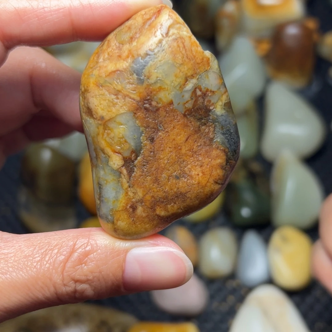 和田玉未镶嵌挂件A41