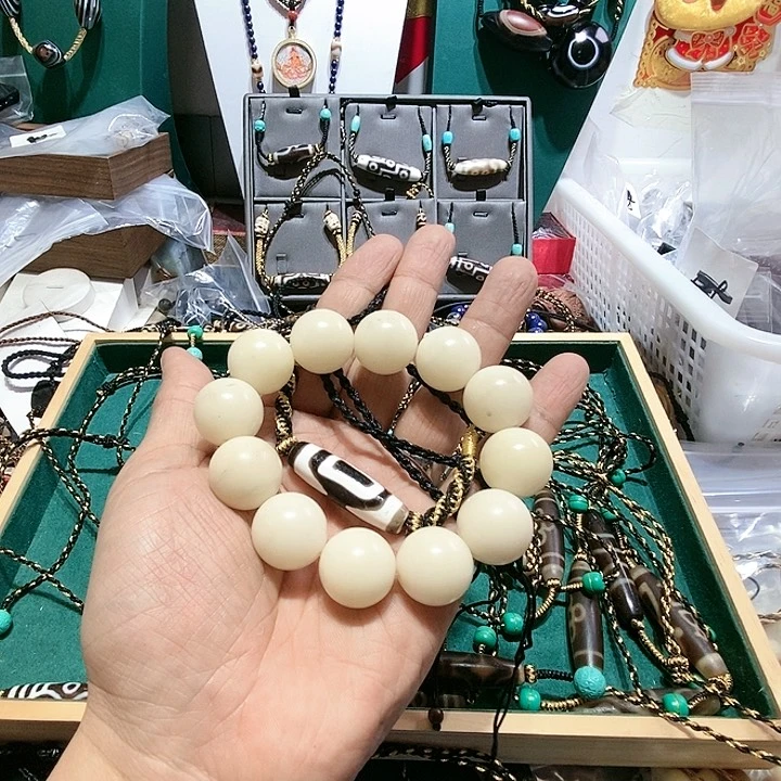 白玉菩提手串112号男女同款