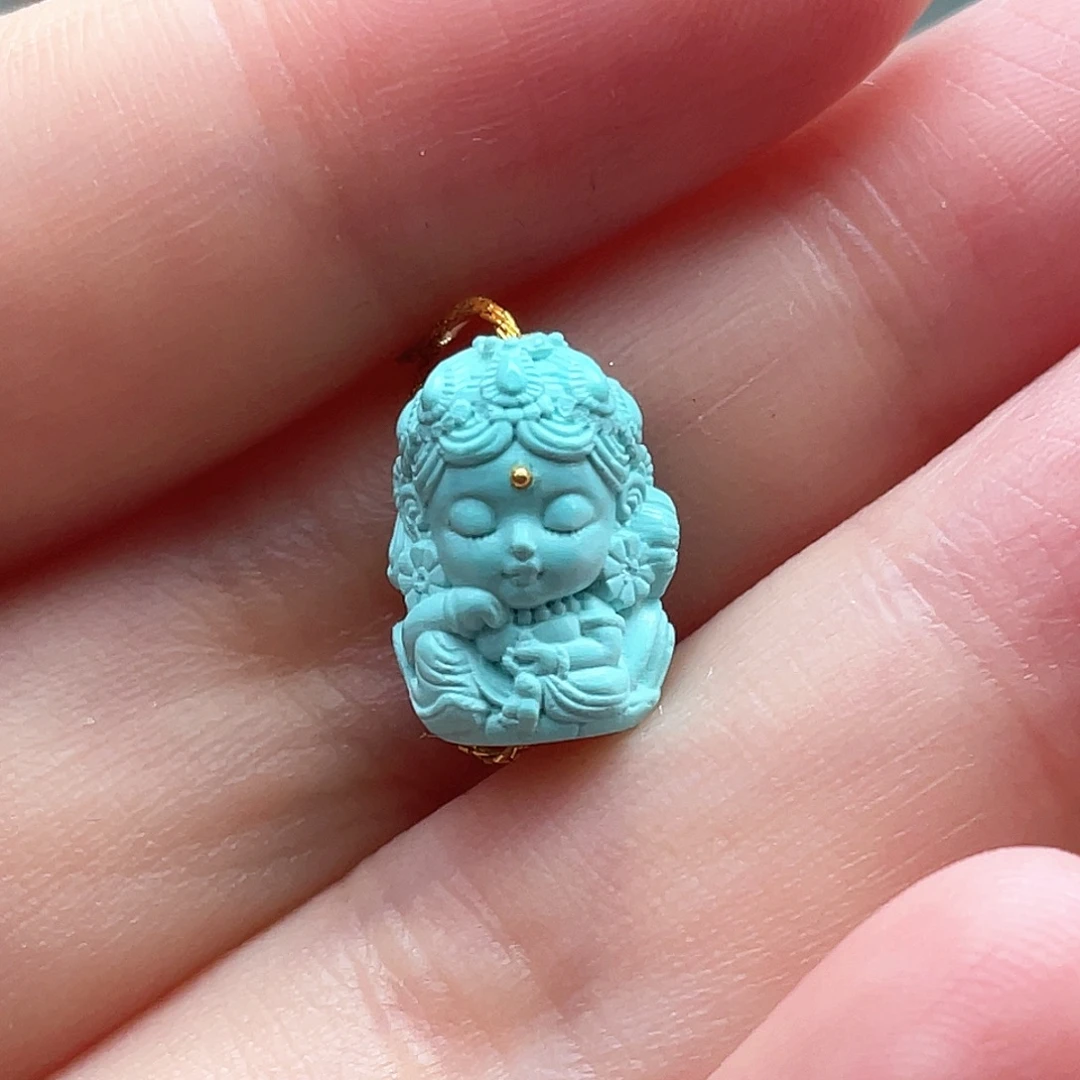 绿松石未镶嵌颈饰