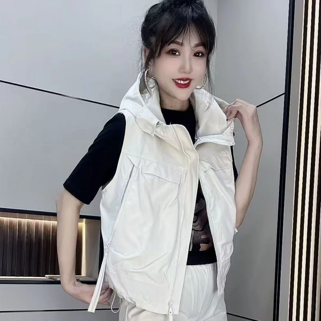 休闲马甲外套女短款小个子马夹外穿无袖上衣2025新款春秋女装坎肩