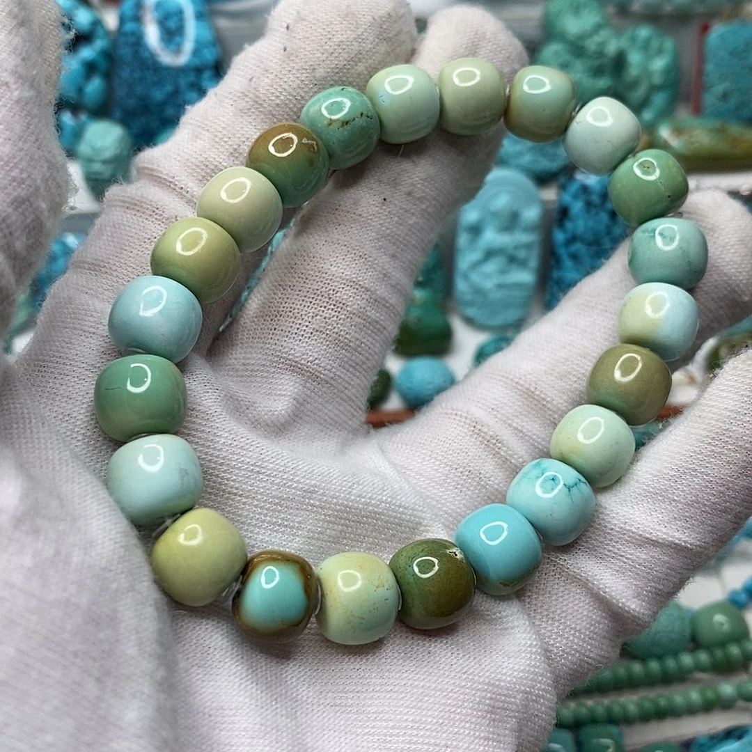 绿松石未镶嵌天然原矿 带武汉地大证书