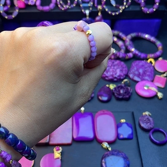 非金属戒指弹力绳款