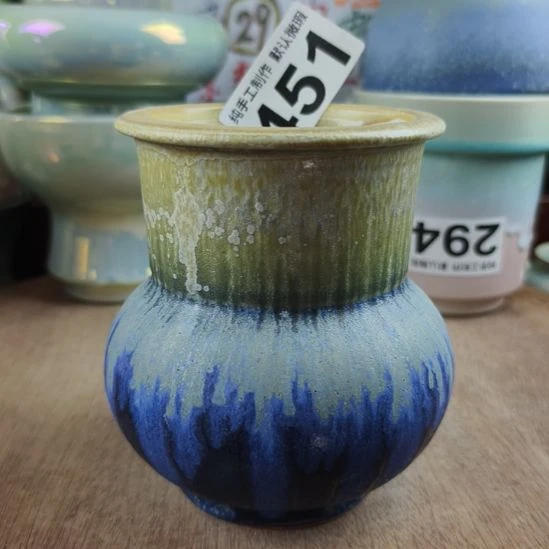 景德镇手工高温陶瓷：内口8高13