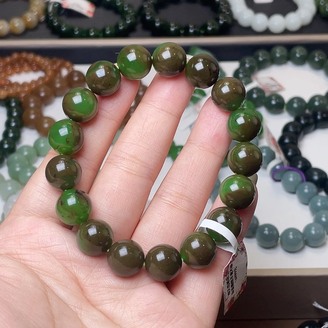 手链未镶嵌和田玉乌兰乌德 12