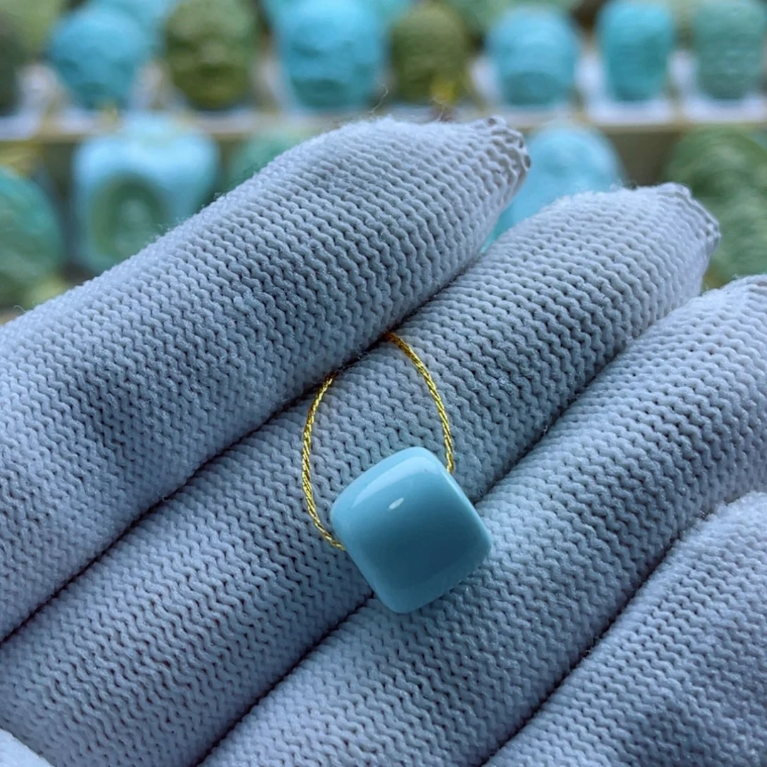 绿松石未镶嵌珠宝奇石11mm