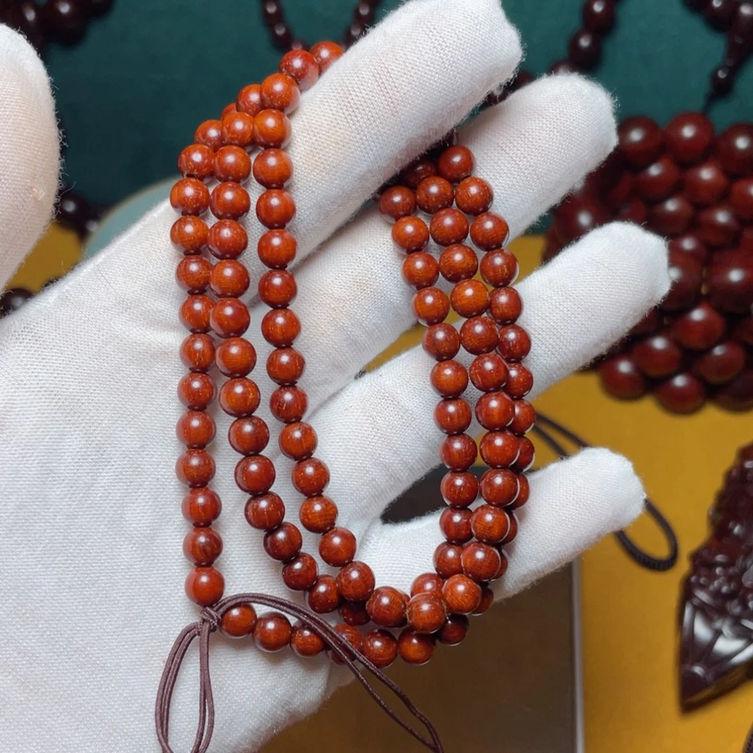 想***叔手串/手链小叶紫檀原汁原味0.6龙鳞