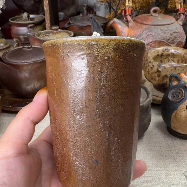 备前烧 森陶山 汤吞