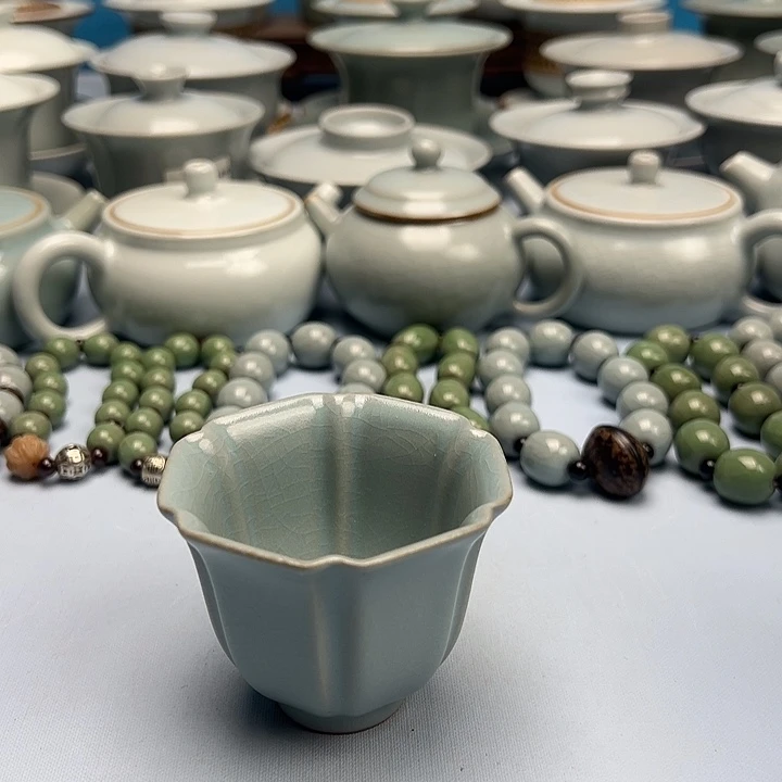 杯仿古釉六方白原矿原釉原产地