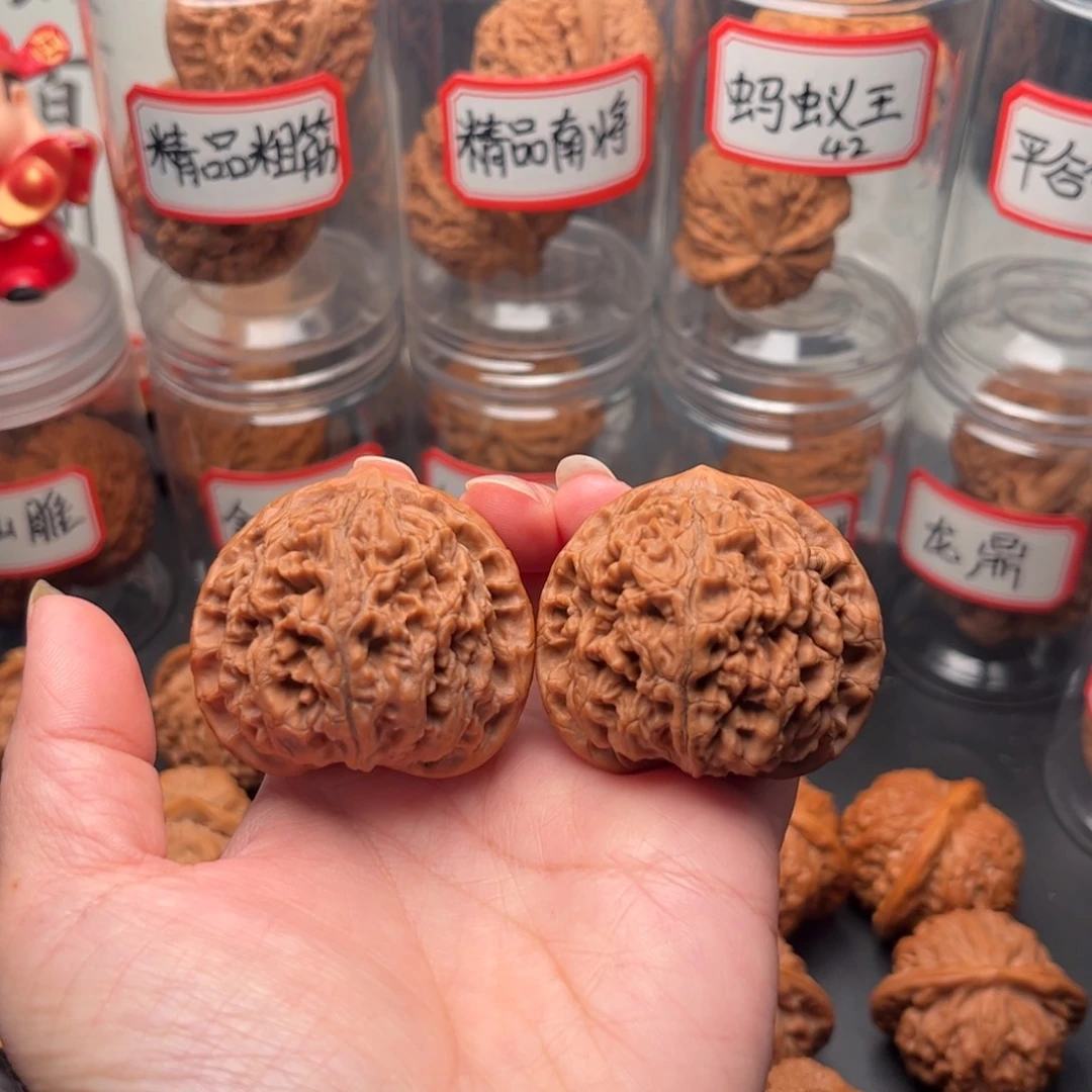 把件文玩核桃45老树水龙纹