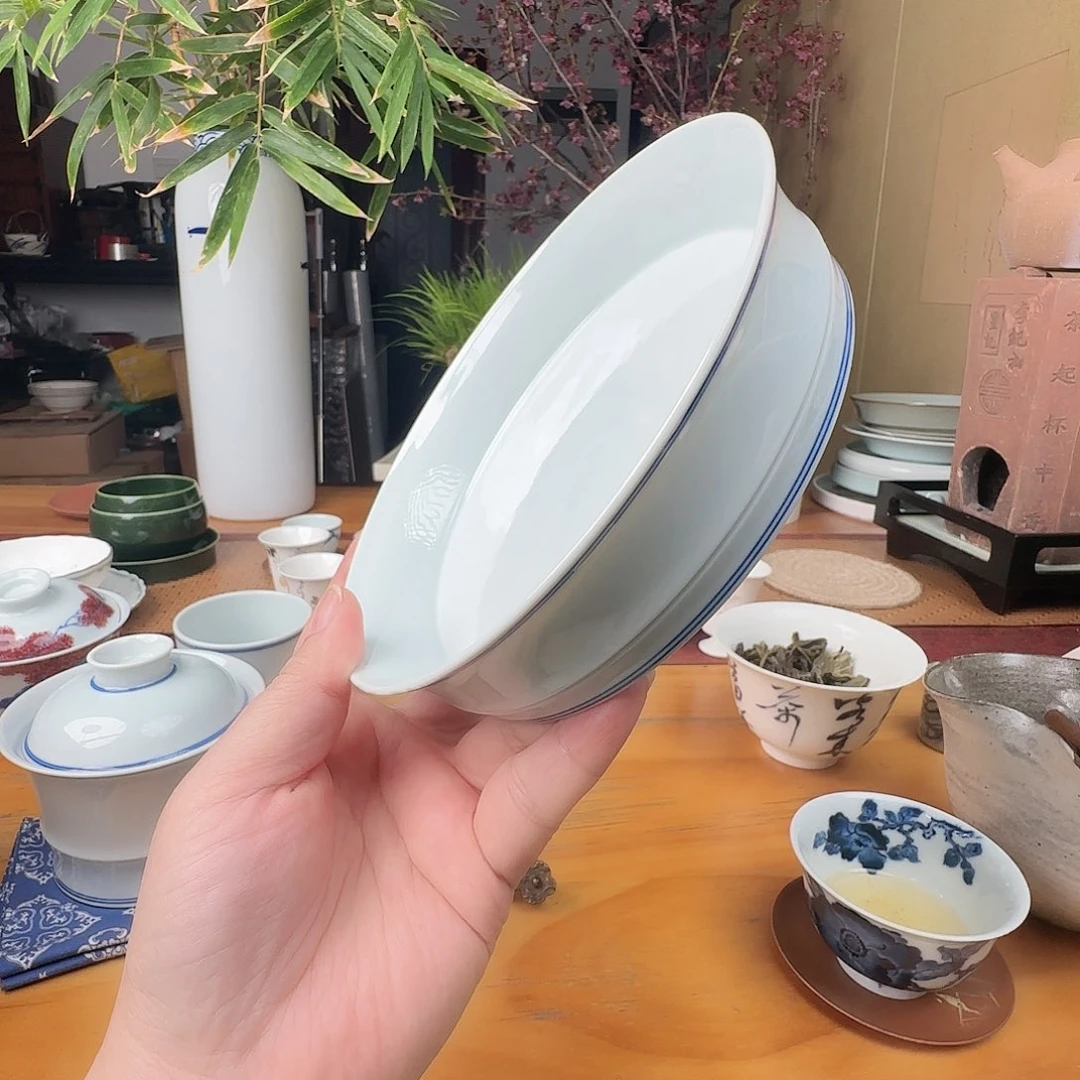 壶承陶仿竹节壶承