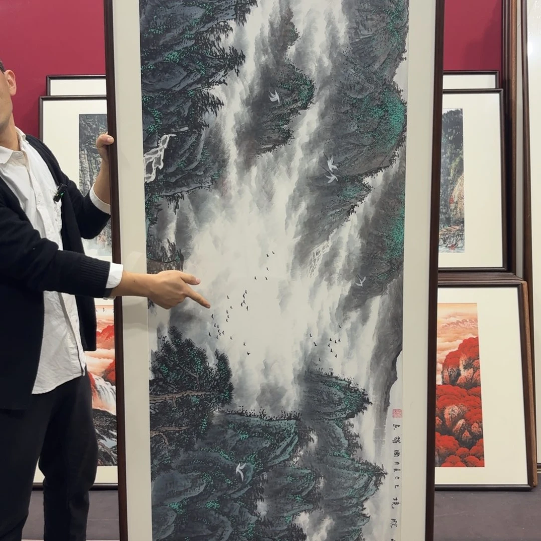 国画手绘作品210/80