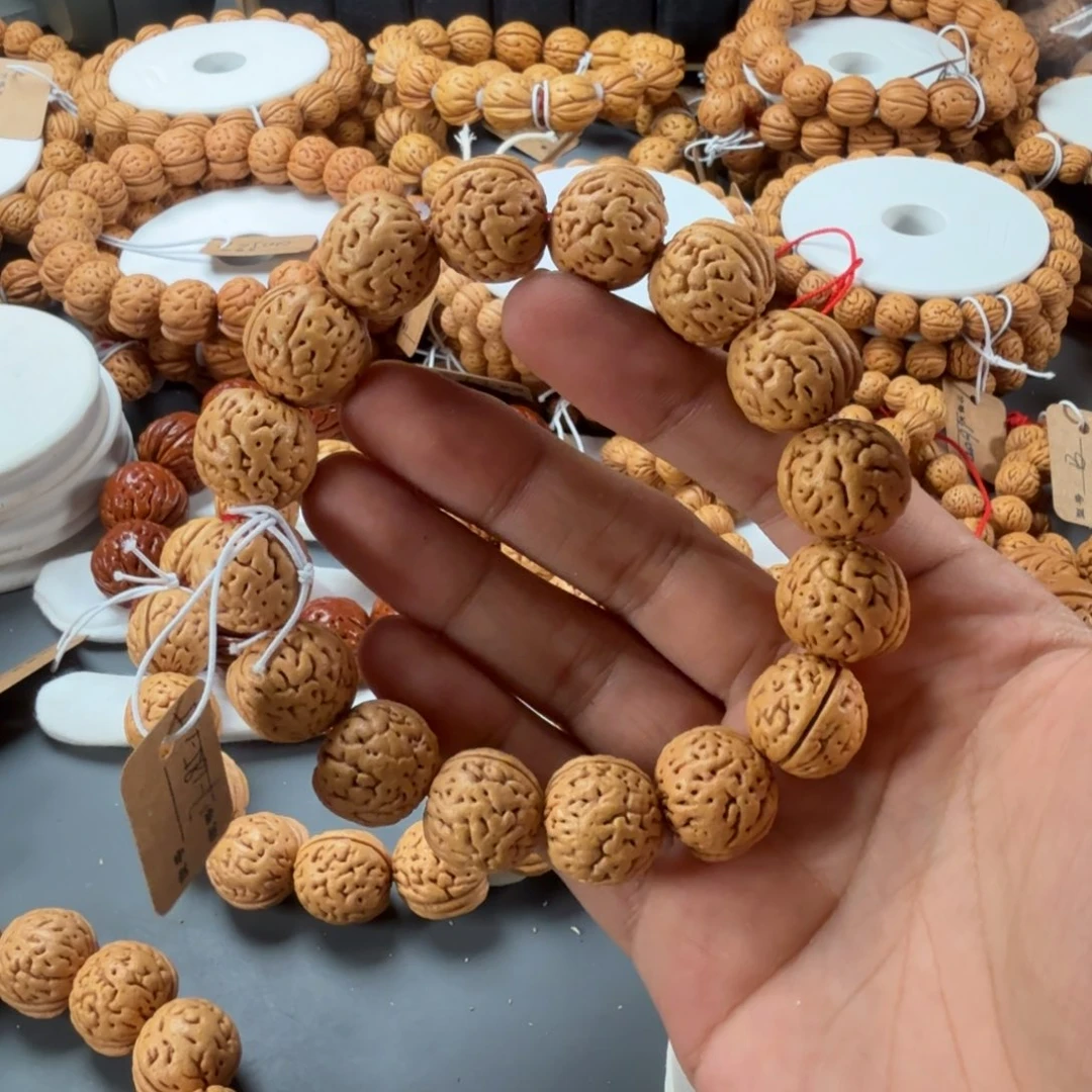 北***爷桃核手串17盘锦嘎达宝
