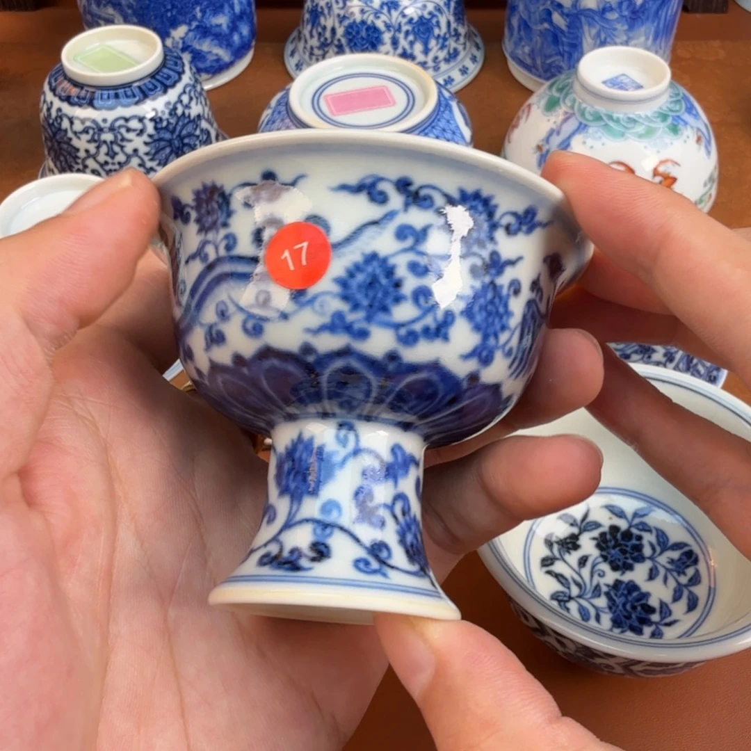 你***道摆件景德镇瓷器手工手绘