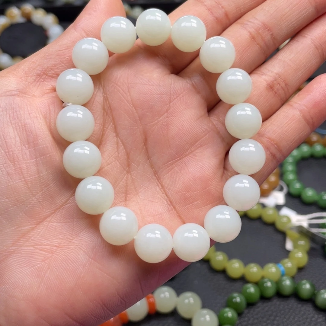 和田玉未镶嵌手链