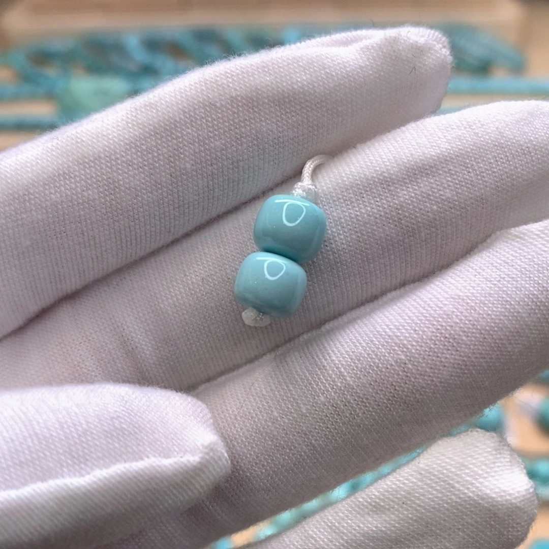 绿松石未镶嵌珠宝奇石7.6mm