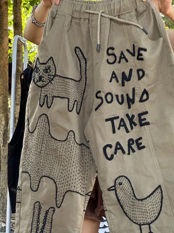 泰国本土手工长裤