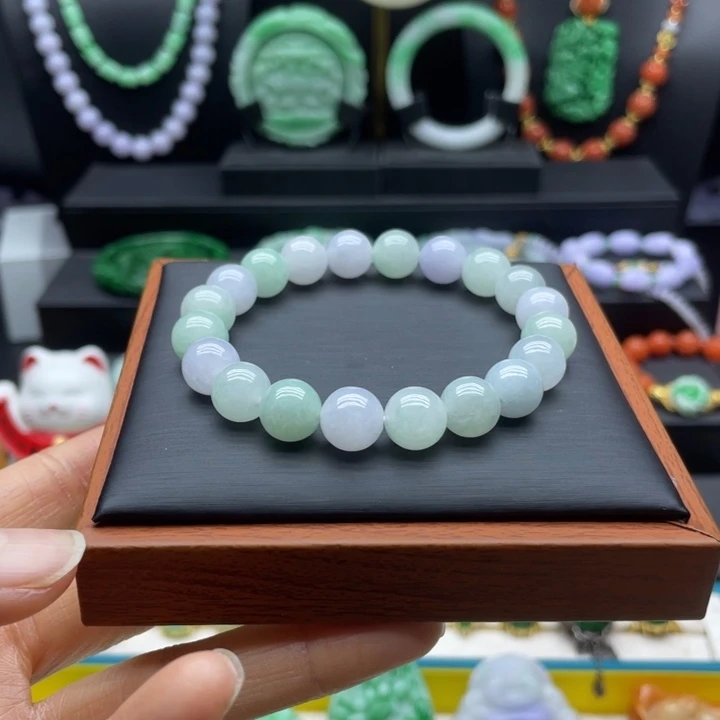 翡翠未镶嵌手链翡翠手串