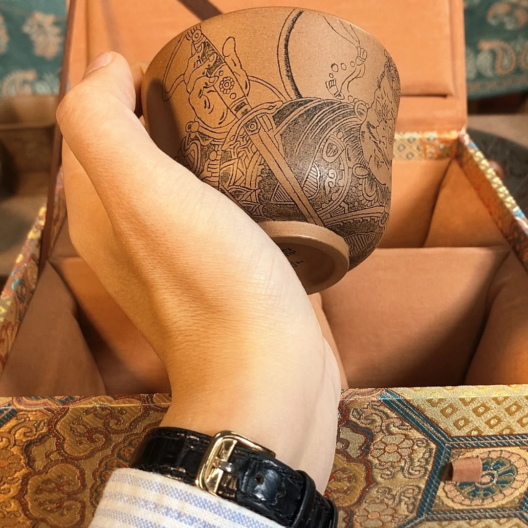 紫砂茶杯宜兴紫砂杯