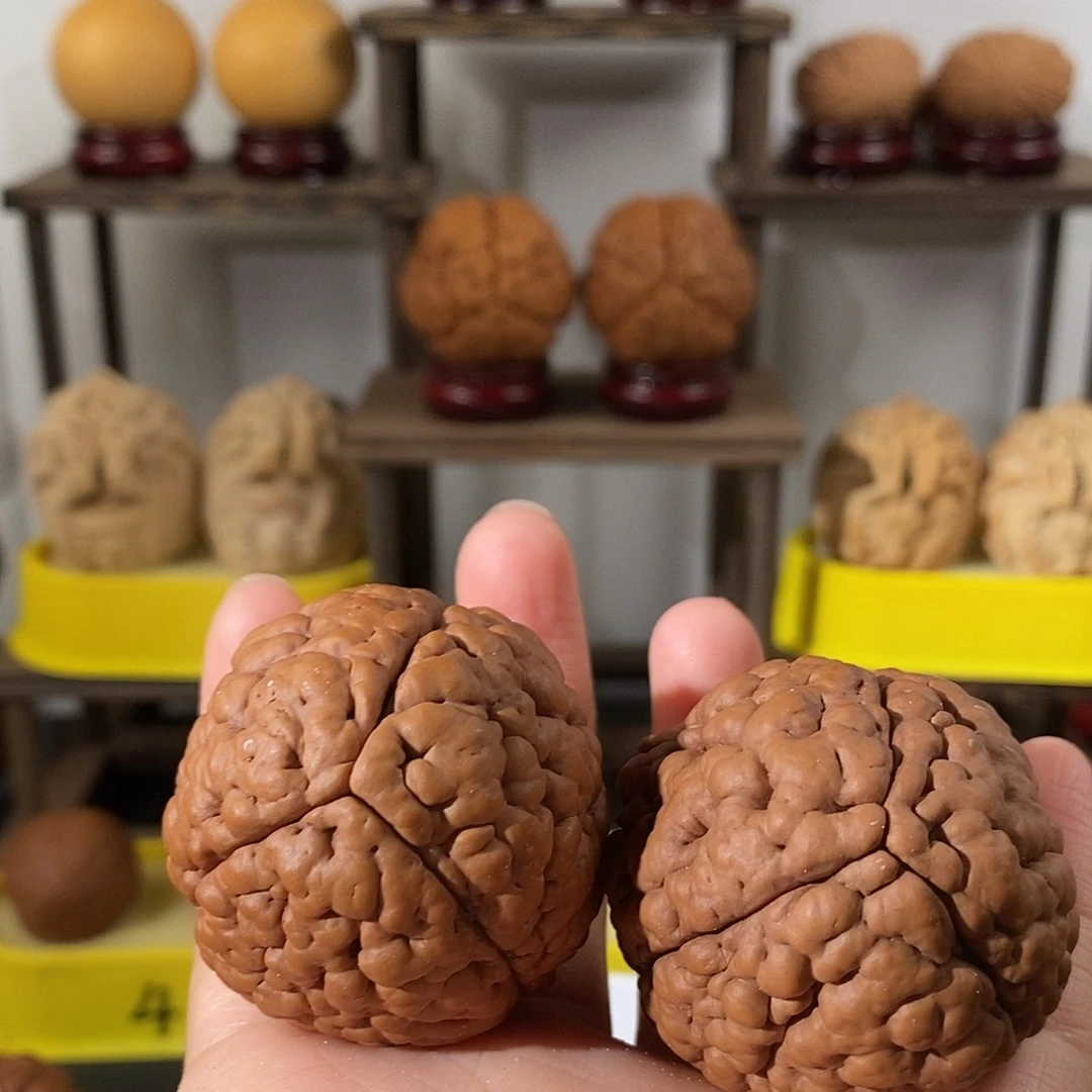 吊坠文玩核桃用****9三瓣脑纹金刚练手4454