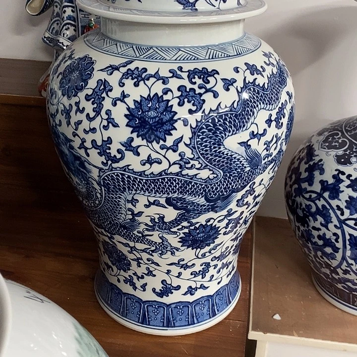 景德镇陶瓷花瓶摆件生**息