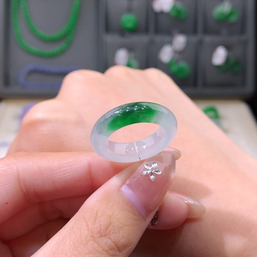 【闪购商品】未镶嵌戒指翡翠10号