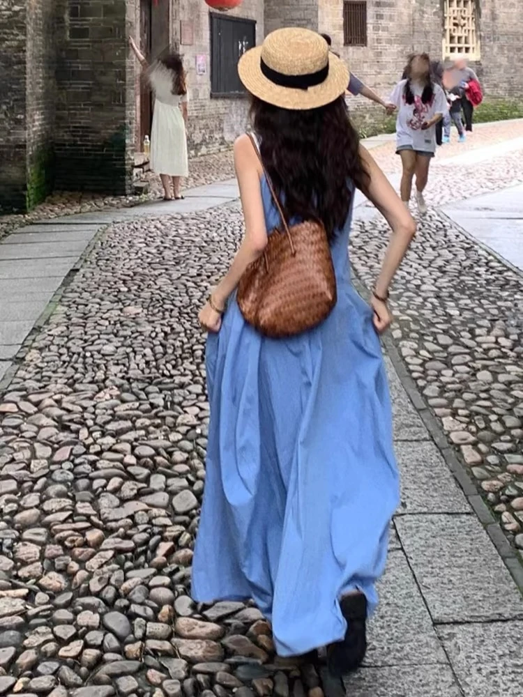 炸很香~原单经典大大气长款显瘦连衣裙