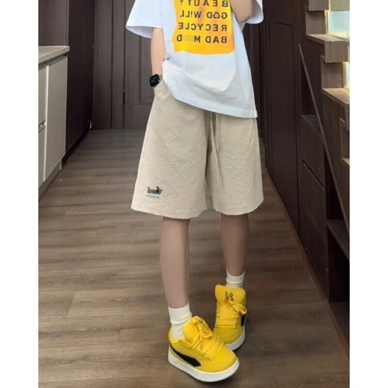 短裤男生夏季薄款速干直筒五分裤2025新款篮球运动裤百搭休闲裤子