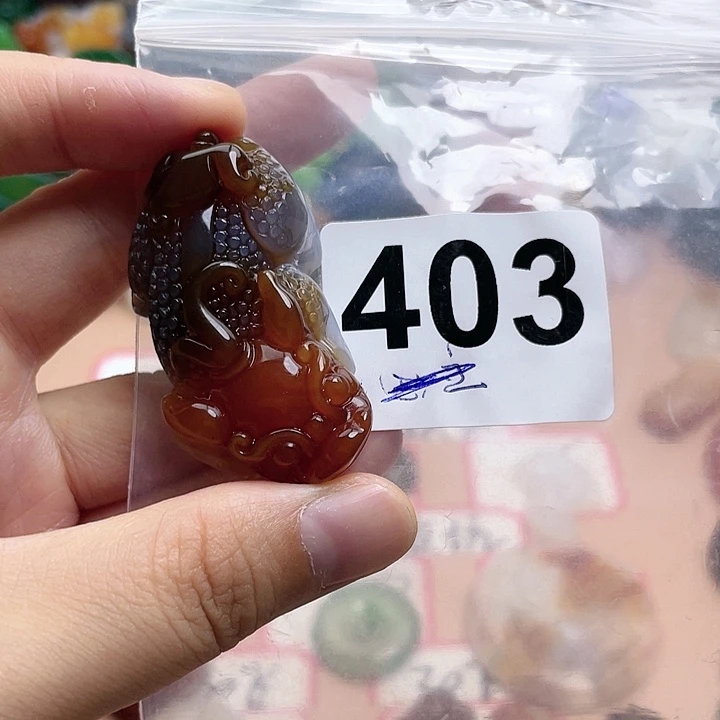 玛瑙/玉髓颈饰未镶嵌晴*