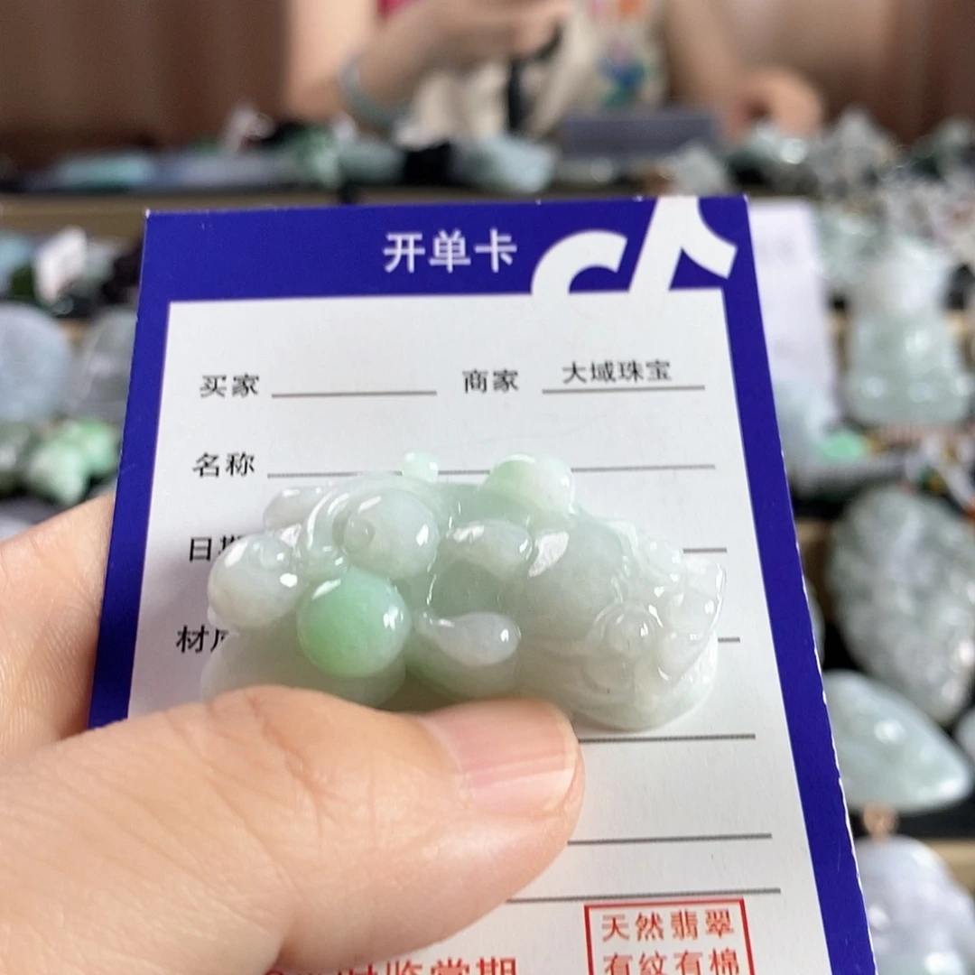 翡翠未镶嵌颈饰困**?貔貅