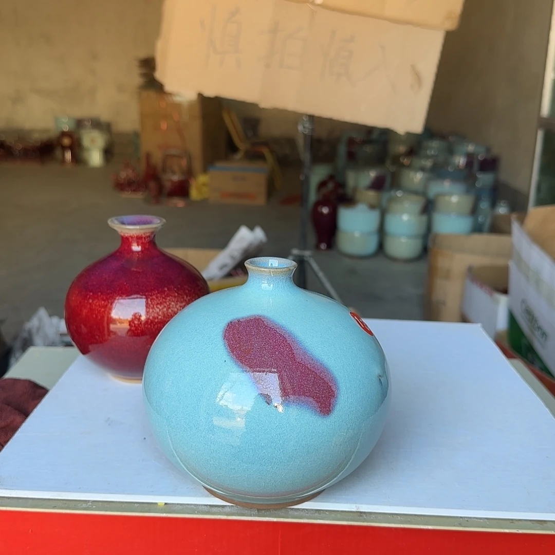 摆件陶郑家钧瓷摆件微瑕