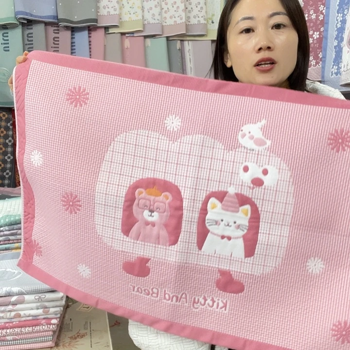 棉特价粉色小猫咪