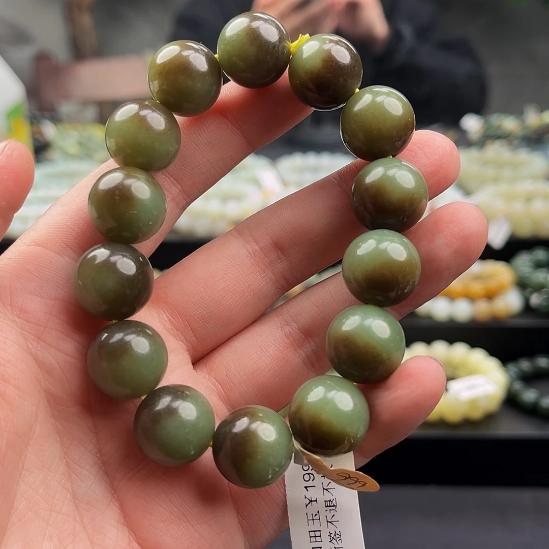 和田玉手串未镶嵌