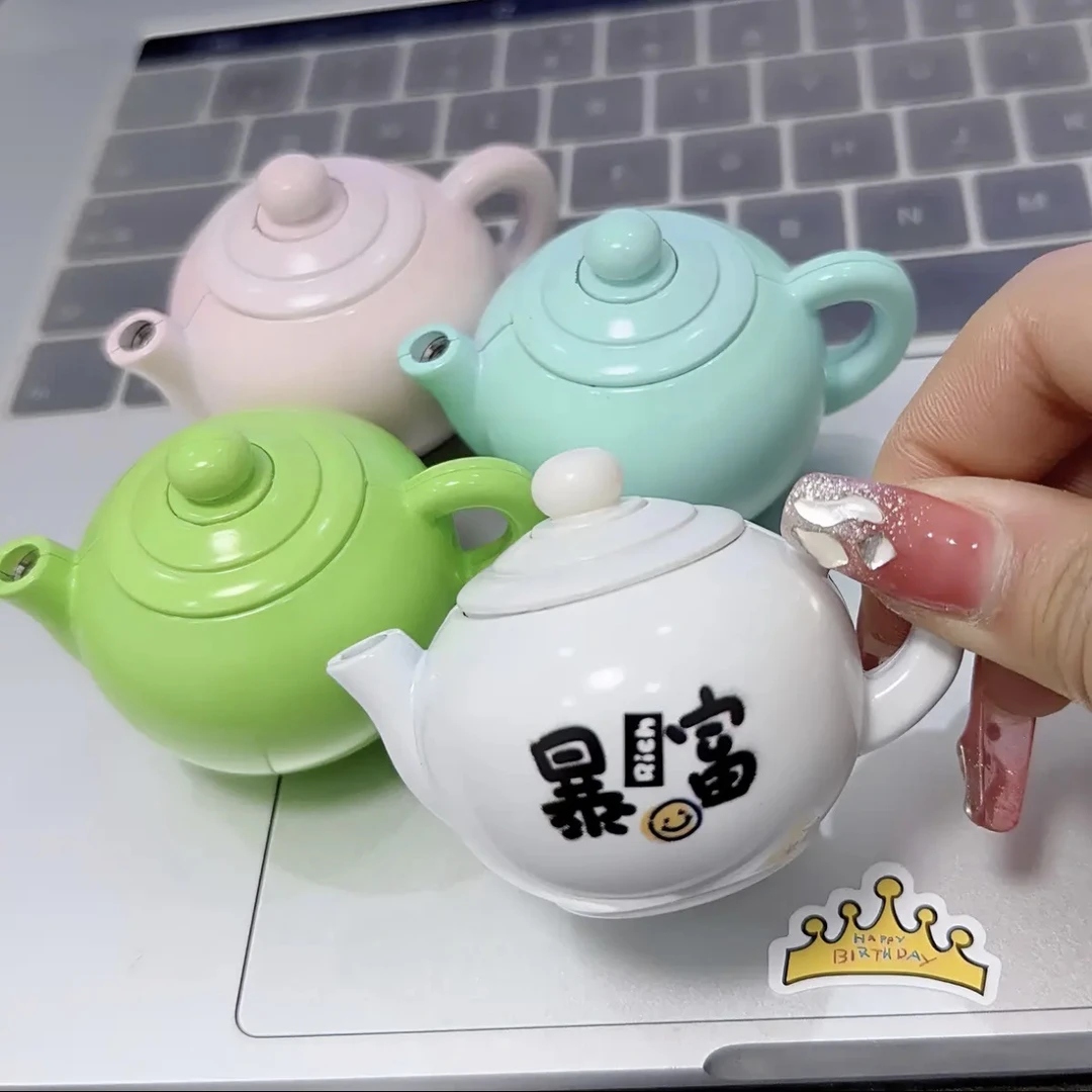 网红爆款把壶打火机防风水砂茶壶铁定小搞笑创意个性潮稀奇古怪