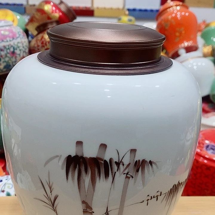 手工艺品琉璃储存罐茶叶罐密封罐